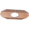 Ekena Millwork Chrysler Wood Fretwork Pierced Ceiling Medallion, Cherry, 20"W x 10"H x 5 1/4"ID x 3/8"T CMWP20X10X0375CSCH - alternate 3